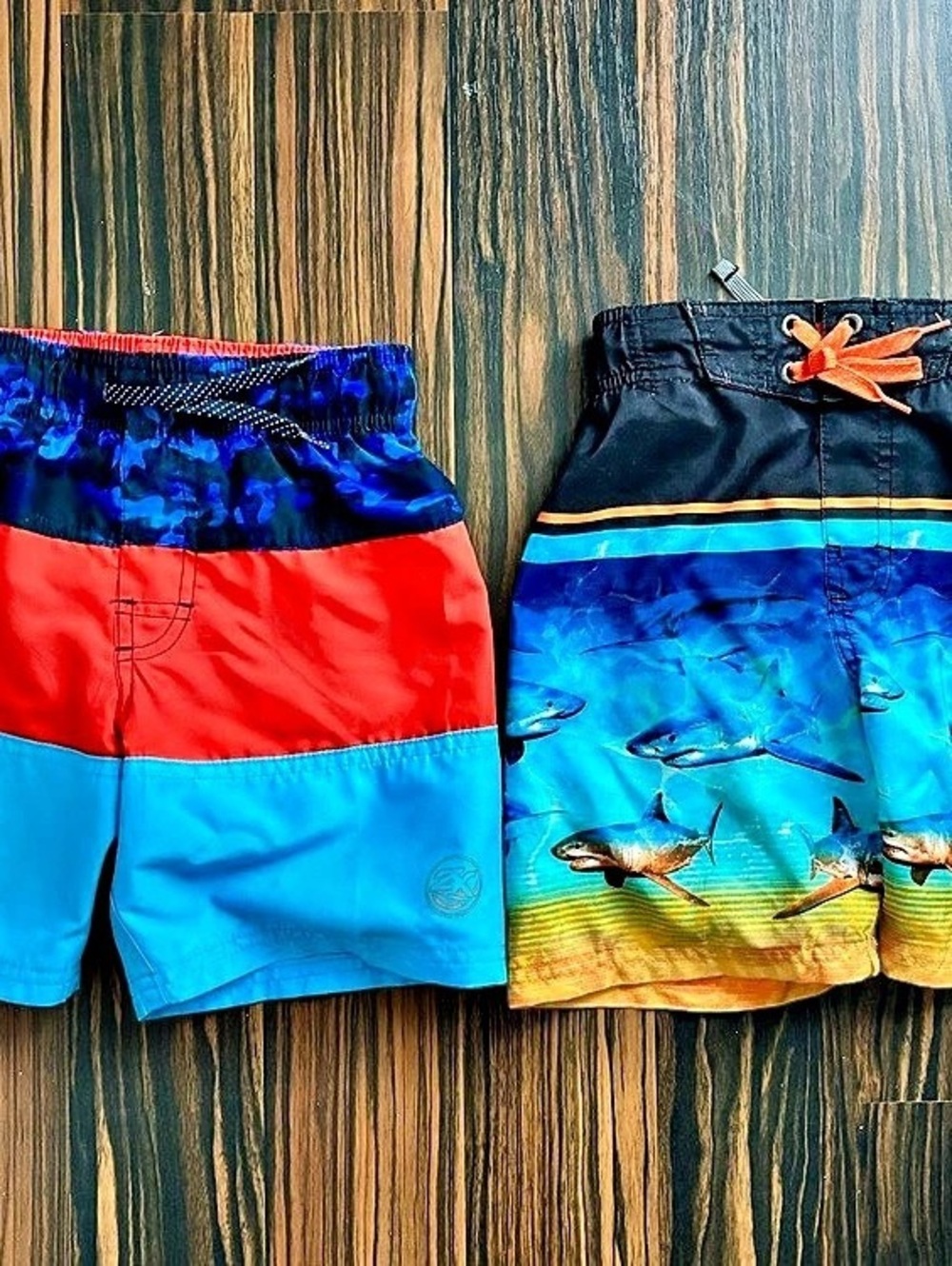 2 PAIRS - Boys' Swim Trunks